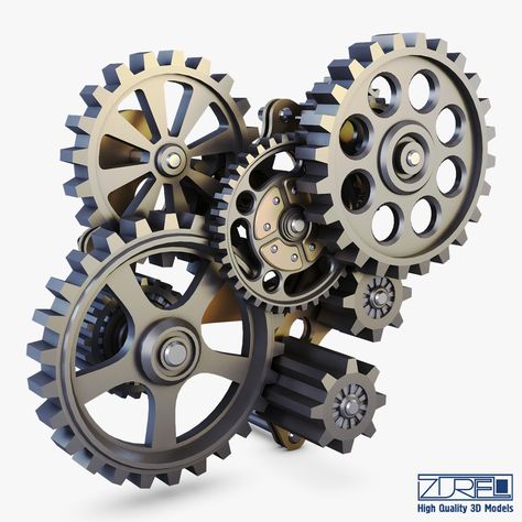 Mechanical Gears Design, Biomechanics Tattoo, Mechanism Design Ideas, Spool Clock, Gear Drawing, Robot Tattoo, Gear Mechanism, Gear Tattoo, Mechanic Tattoo