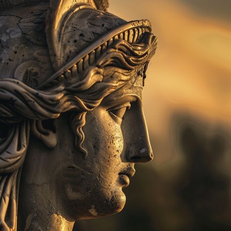 📜 Mythology Tale: Athena's wisdom and courage inspire us to face our daily challenges. Discover how the goddess Athena can guide you to make wise decisions and overcome obstacles. #Mythology #Athena #Inspiration Athena Sculpture Aesthetic, Athena Goddess Sculpture, Athena Painting Greek Mythology, Athena Goddess Aesthetic, Pantheon Drawing, Athena Goddess Statue, Athena Painting, Athena Greek Mythology, Statue Of Athena