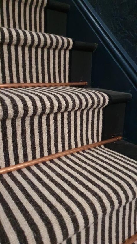 Rug Runner Stairs, Runner Stairs, Stairs Rug, Storage Stairs, Stair Rug Runner, Coastal Inspiration, Staircase Decor, House Stairs, Lifestyle Fashion