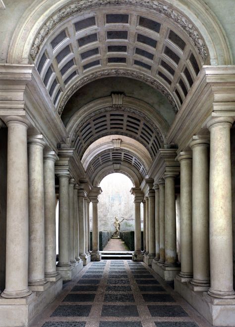 Galleria Spada, Palazzo Spada, Piazza Capo di Ferro - Rome Arcade Architecture, Egypt Architecture, Arch Architecture, Stunning Architecture, Roman Architecture, Architecture Design Concept, Grand Homes, Southern Europe, Unit Study