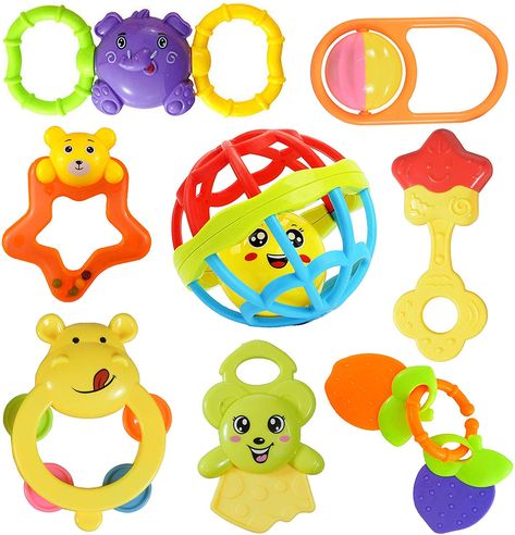 New Born Baby Toys, Sensory Motor, Baby Teether Toys, Newborn Toys, Teether Toys, Best Baby Shower Gifts, New Born Baby, Baby Teethers, Developmental Toys