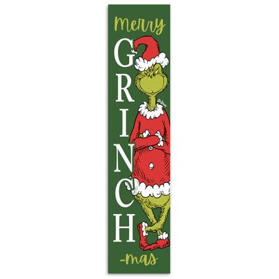 Grinch Garage Door Decorations, Christmas Long Door Signs, Interchangeable Porch Leaner, Santa Porch Leaner, Grinch Porch Leaner, Grinch Wooden Signs, Grinch Welcome Sign, Grinch Signs Wooden Diy, Grinch Porch Sign