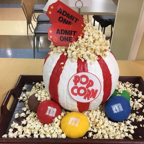 Popcorn Pumpkin, Creative Pumpkin Decorating, Pumpkin Carving Contest, Pumpkin Decorating Contest, No Carve Pumpkin Decorating, Creative Pumpkin Carving, Pumpkin Contest, Halloween Pumpkin Designs, Halloween Pumpkins Painted