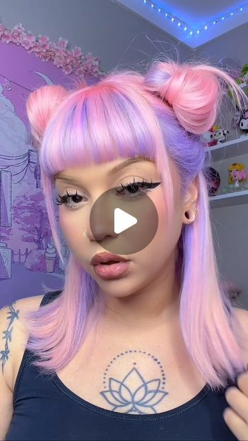 Toki20Two on Instagram: "🦄 Vibes ✨   #pinkhair #purplehair #arcticfoxhaircolor #kawaiivibes #reelinstagram #reels #explorepage" Pastel Pink And Purple Hair, Fox Dyed Hair, Pink And Purple Hair Ideas, Hair Color Combos, Purple And Pink Hair, Pink And Purple Hair, Fox Hair Color, Fox Hair, Arctic Fox Hair Color