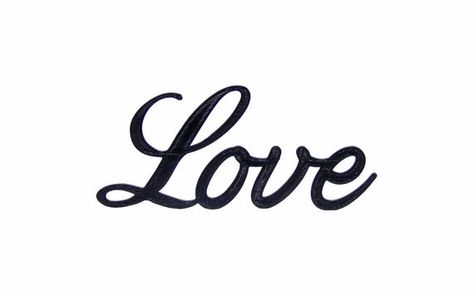 Love Cursive Script Word Art Wall Hanging Sign Plaque Home Decor Typography Love Cursive, Love Letras, Word Art Wall, Love In Cursive, Tattoos To Cover Scars, Radiate Love, Cursive Tattoos, Love Word, Pretty Letters