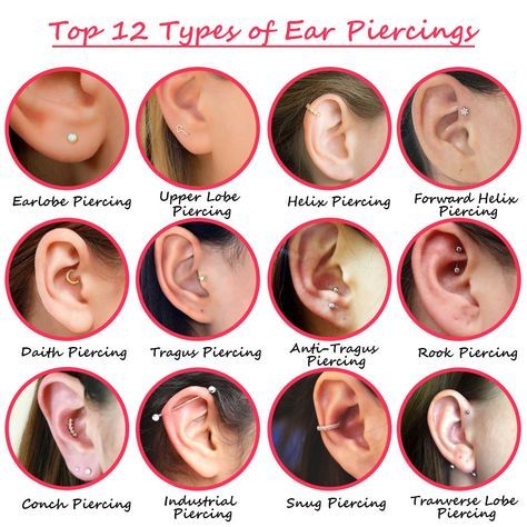 Places To Pierce Your Ear, Type Of Ear Piercings, Shen Men Ear Piercing, Types Of Ear Piercings Chart, Cute Facial Piercings, Ear Makeup, Ear Piercing Chart, Ušný Piercing, Piercings Oor