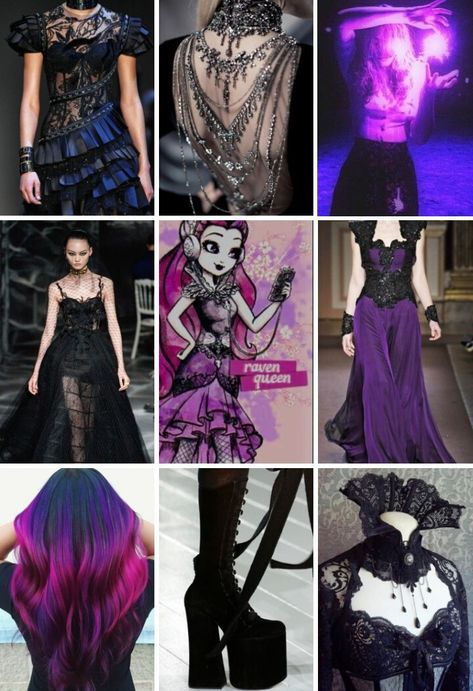 Raven Queen Aesthetic Outfits, Raven Queen Aesthetic, Ever After High Aesthetic, Maroon Aesthetic, Oc Clothes, High Aesthetic, Holloween Costume, Queen Aesthetic, Raven Queen