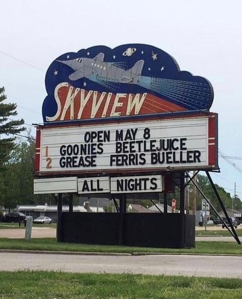 St. Louis Bucket List on Instagram: “Summer Bucket List —> catch a movie at the Skyview Drive-In 🍿 📍 Belleville, IL #STLBucketList” Movie Theater Concession Stand, Drive Inn Movies, Drive In Movie Theater, Ferris Bueller, Drive In Theater, Movie Theaters, Summer Bucket List, Concession Stand, Drive In Movie