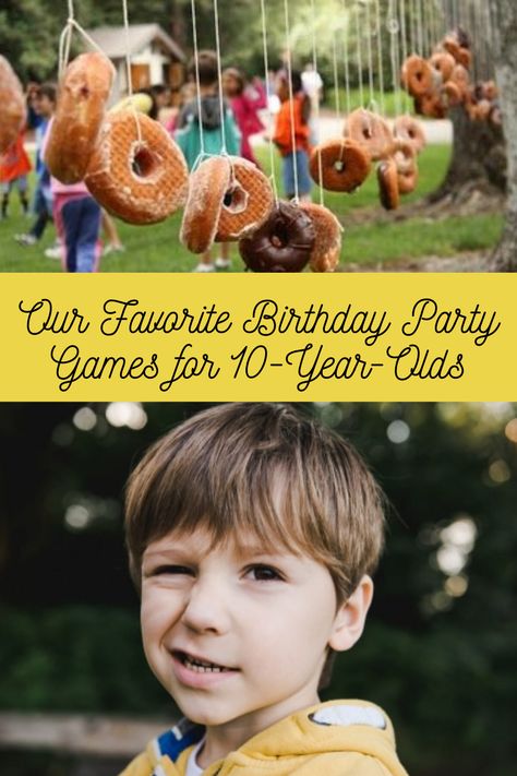 Our Favorite Birthday Party Games for 10-Year-Olds - Peachy Party Birthday Party Games For Age 11, 10 Year Birthday Party Ideas, Boys Birthday Party Activities, Boys Birthday Party Games, Teen Birthday Party Games, Boy Party Games, Birthday Games For Kids, Backyard Birthday Parties, Freddy 3