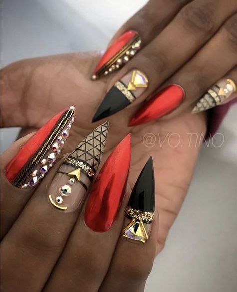 Think before you make a decision If you would like to donate,it would be greatly appreciated /please donation in the section/(cash app $kidspower78) or https... Funky Nail Designs, Queen Nails, Stiletto Nail Art, Colorful Nail Designs, Glam Nails, Hot Nails, Fabulous Nails, Bling Nails, Funky Nails