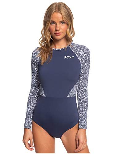 Rashguard Women, Roxy Rashguard, Mood Indigo, Long Sleeve Swimsuit, Roxy Women, Swim Shirts, Swim Fashion, Women Lifestyle, Swimsuit Fashion