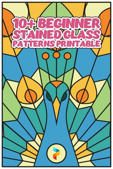 Beginner Stained Glass Patterns Mosaic Templates For Beginners, Ocean Sunset Stained Glass Pattern, Free Stained Glass Patterns For Beginners, Stained Glass Bird Houses, Gallery Glass Patterns Free, Drawing Stained Glass Patterns, Patterns For Mosaics Templates, How To Do Stained Glass Diy Tutorials, Easy Glass Mosaic Patterns