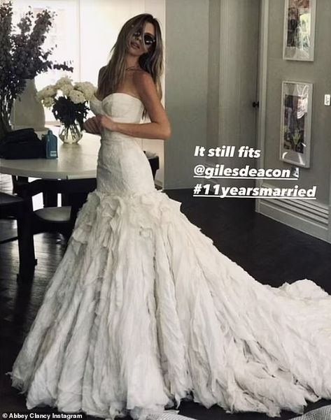 Chanel Wedding Dress, Peter Crouch, Ceremony Outfit, 11 Year Anniversary, Abbey Clancy, Celebrity Bride, Maldives Beach, Vera Wang Wedding, Wedding Dresses Vera Wang