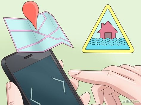 How to Prepare for a Flood via wikiHow.com Flood Warning, Harry Potter Gif, Disaster Preparedness, Emergency Kit, Emergency Preparedness, Self Defense, Helpful Tips, Natural Disasters, 5 Ways