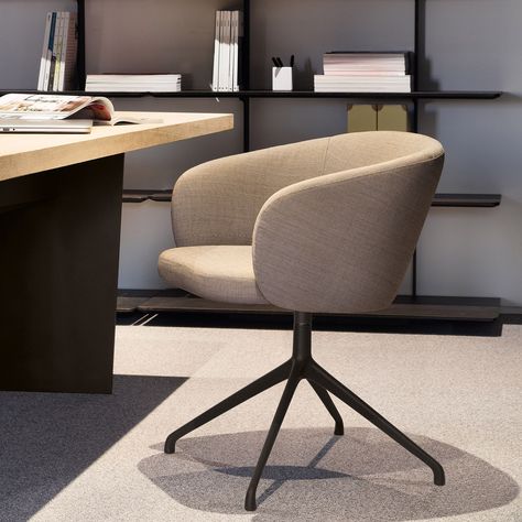 Simplicity, comfort and durability come together in this design by Mario Ruiz, three features that stand as a guarantee for happiness. If there is one word that defines the new collection of Mario Ruiz for Expormim it's detail. Small details in the design that celebrates the tradition of craftsmanship which is the main distinguishing feature of Expormim. Workplace Productivity, Conference Room Chairs, Study Chair, Indoor Outdoor Furniture, Living Room Trends, Conference Chairs, Swivel Armchair, Dining Arm Chair, High Quality Furniture