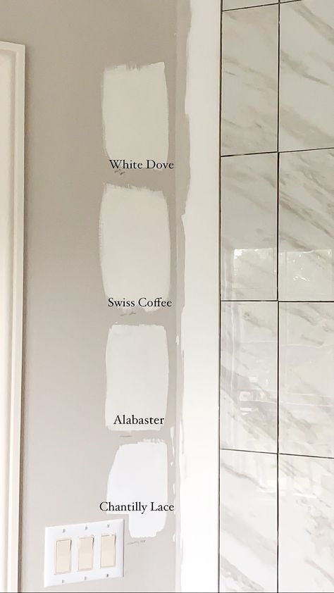 Guest Bathroom Renovation, Best White Paint, Paint Color Inspiration, Neutral Paint Colors, Bathroom Paint Colors, Paint Swatches, White Paint Colors, Interior Paint Colors, Studio Mcgee