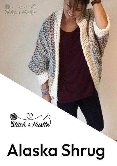 Alaska Chunky Shrug Free Crochet Pattern — Stitch & Hustle