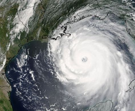 Hurricane Katrina, 2005. Image Credit:  NASA/Jeff Schmaltz, MODIS Land Rapid Response Team Nova Orleans, Wild Weather, Extreme Weather Events, Les Continents, Meteorology, Ice Age, Natural Phenomena, Earth Science, Gulf Coast