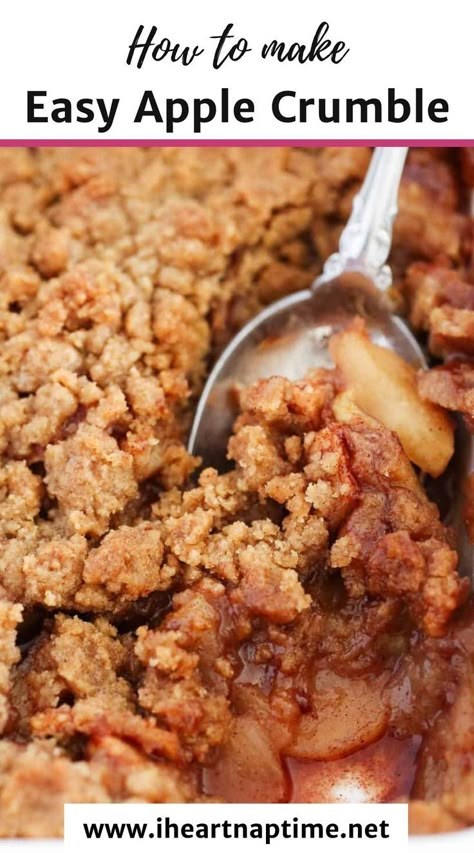 Apple Crumble Oats Recipe, Apple Betty Recipe With Oats, Oven Apple Crisp Easy, Easy Apple Crumble With Oats, Apple Crisp 13x9 Pan, Oatmeal Apple Crumble, Apple Crisp With Quick Oats, Easy Apple Crisp Recipe With Oats, Oat Apple Crumble