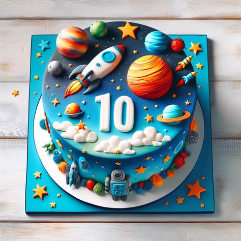 The Ultimate Guide to Birthday Cakes for a 10-Year-Old Boy Fun and Creative Ideas (6) 10 Year Boy Birthday Cake, Birthday Cakes For 6 Year Boy, 1 St Birthday Cake Boy Year Old, Space Theme Cakes, Birthday Cake For 9 Year Boy, Cake For 10 Year Boy, Birthday Cake For 8 Year Boy, 10 Birthday Cake Boy, Birthday Cake For 2 Year Boy