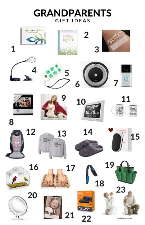 Thoughtful gift ideas that are perfect for Grandparents. Meaningful gifts that show them how much you appreciate them and all they have done for you. Check out our fun list of Grandparents Gift Ideas. #christmas #christmasgiftideas #giftideas #grandparentgift #handmadegifts #holidaygift #meaningfulgift #personalizedgift Christmas Present Ideas For Grandparents, Pollyanna Gift Ideas, Great Grandparent Gifts, Grandparents Gift Ideas, Grandparent Gift Ideas, Gift Ideas For Grandparents, Best Gifts For Grandparents, Grandparents Gifts, Grandparents Christmas Gifts