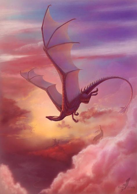 100 Best Dragon Pictures and Art By Vlad | GAMERS DECIDE Creature Fantasy, Heaven Art, Cool Dragons, Pink Dragon, Dragon Pictures, Fantasy Creatures Art, Dragon Artwork, Mythical Creatures Art, Dragon Drawing