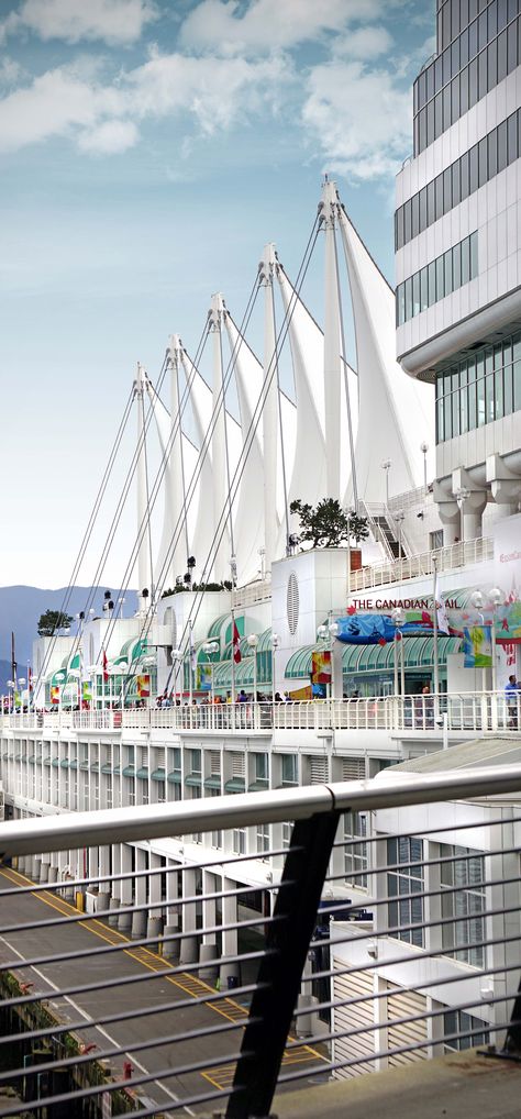 Canada Place - Located in the heart of downtown Vancouver's waterfront, Canada Place is a multi-use, world-class facility owned and operated by the Vancouver Fraser Port Authority. Canada Place Vancouver, Victoria Canada, Vancouver Bc Canada, Vancouver British Columbia, Vancouver Canada, Downtown Vancouver, British Columbia Canada, Canadian Travel, North Vancouver