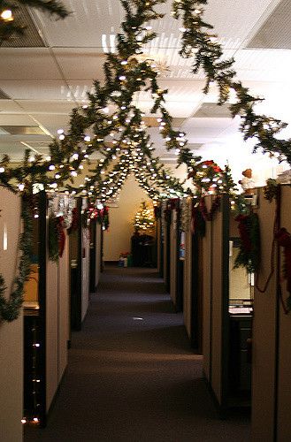 Cubicle Christmas | In trying to win a decorating contest, m… | Flickr Holiday Office Decor, December Decor, Christmas Cubicle Decorations, Cube Decor, Grinch Decorations, Cubicle Decor Office, Office Hallway, Office Christmas Party, Office Decorating