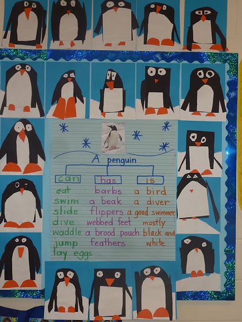 Penguin Crafts For Kids, Penguins Kindergarten, Penguin Crafts Preschool, Penguin Unit, January Kindergarten, Penguin Activities, January Classroom, Tree Map, Thinking Maps