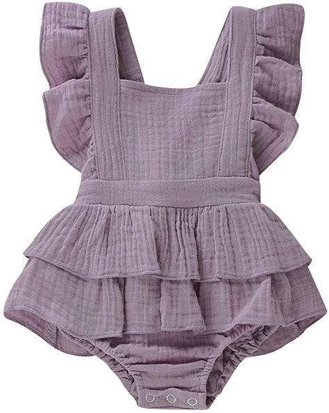 Sleeveless Jumpsuit Outfit, Day Out Outfit, Overall Outfit, Mommy And Me Dresses, Newborn Boy Clothes, Ruffle Bodysuit, Jumpsuit Outfit, Cotton Romper