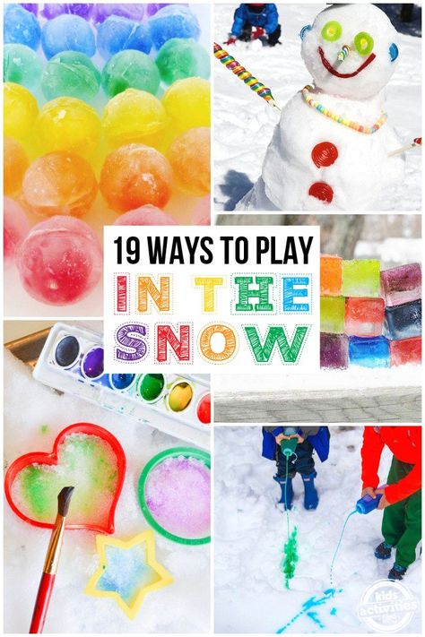 Snow Activities For Kids, Play Snow, Theme Carnaval, Snow Play, Winter Play, Snow Activities, Winter Outdoor Activities, Winter Activities For Kids, Snow Much Fun