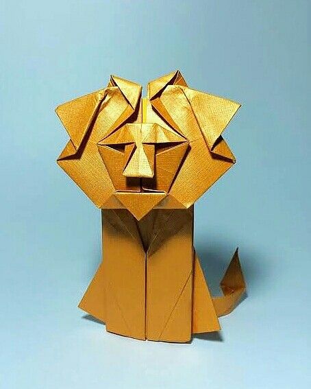 Lion Tutorial, Origami Lion, Halloween Paper Crafts, Instruções Origami, Book Origami, Origami Animals, Origami Stars, Paper Animals, Diy Origami