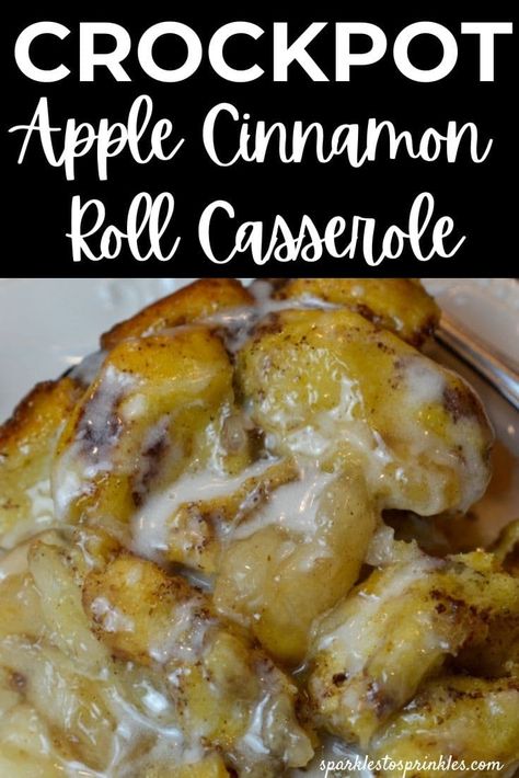 Apple Cinnamon Roll Casserole, Crock Pot Cinnamon Roll Casserole, Cinnamon Roll Casserole Recipe, Crockpot Cinnamon Rolls, Homesteading Recipes, Slow Cooker Cinnamon Rolls, Cinnamon Roll Casserole, Breakfast Crockpot Recipes, Crockpot Casserole