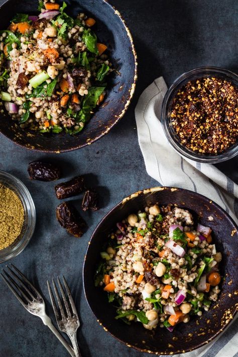 Moroccan buckwheat salad | Eat Good 4 Life Easy and delicious. Buckwheat Casserole Recipes, Buckwheat Salad, Amazing Salads, Buckwheat Recipes, Salad Inspiration, Salad Pasta, Healthy Grains, Vegetarian Lunch, Moroccan Food