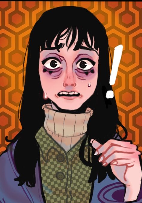 Wendy Torrance Art, 70s Comic Art Style, Insane Reference, The Shining Fanart, Wendy Fanart, Wendy Torrance, Arte Sketchbook, Arte Horror, The Shining