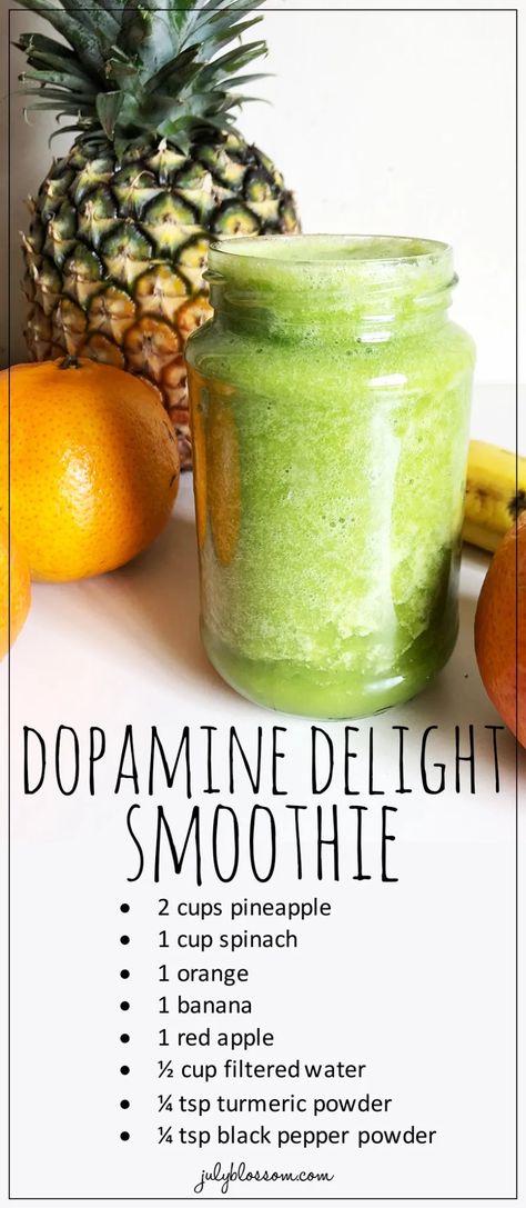 Increase Dopamine Naturally, Dopamine Diet, Increase Dopamine, Juice Pulp Recipes, Pulp Recipe, Almond Seed, Recovery Food, Low Cal Recipes, Breakfast Smoothies