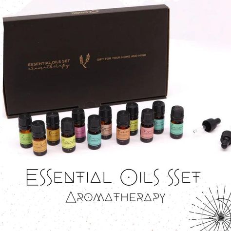 Our Aromatherapy Essential Oil Set is an incredible gift for both home and mind, meticulously crafted to elevate your well-being. 🌿 ✨ This set features 12 essential oils, each carefully selected for its unique properties and therapeutic benefits. From floral to minty, woody to spicy, and herbal scents, this comprehensive collection offers a diverse range of aromas to suit every mood and occasion. Crafted with purity and intention, our essential oils are 100% pure, handmade, vegan-friendly, ... Carrot Seed Essential Oil, Palmarosa Essential Oil, Essential Oil Gift Set, Mandarin Essential Oil, Citronella Essential Oil, Cypress Essential Oil, Mint Essential Oil, Essential Oils Collection, Aromatherapy Essential Oils