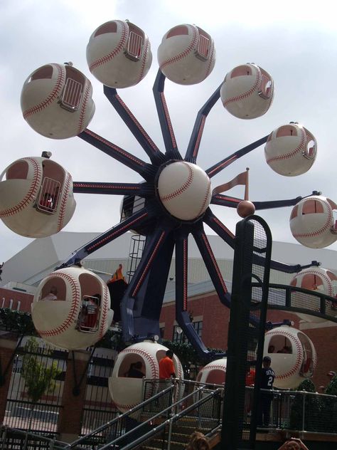 Ferris Wheel Comerica Park Detroit Amusement Park Di, Fun Rides Amusement Parks, Ohio Amusement Parks, Michigan Made Products, Baseball Buckets, Amusement Park Roller Coaster, Comerica Park Detroit, Comerica Park, Water Theme Park