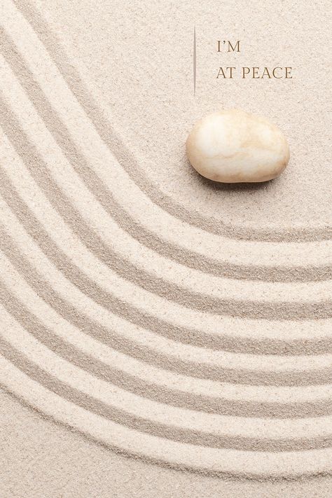 Zen Poster Design, Emotional Minimalism, Peace Graphic Design, Meditation Branding, Meditation Graphic, Wellness Template, Yoga Poster Design, Balance Stones, Zen Poster