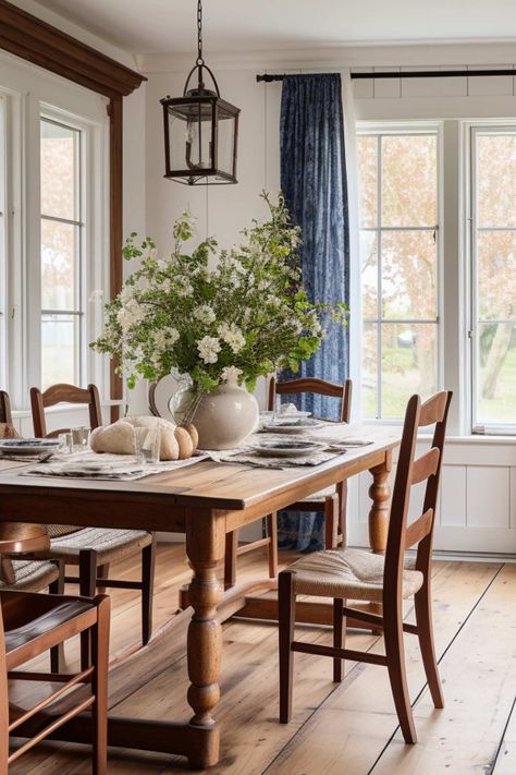 19 Enchanting Cottagecore Dining Rooms That Are Pure Magic : Heart's Content Farmhouse Cottagecore Dining Room, Modern Dining Room Ideas, Dining Room Buffet Table, Contemporary Dining Room Design, Modern Dining Room Lighting, Dining Room Decoration, Cottage Dining Rooms, Table Dining Room, Buffet Decor