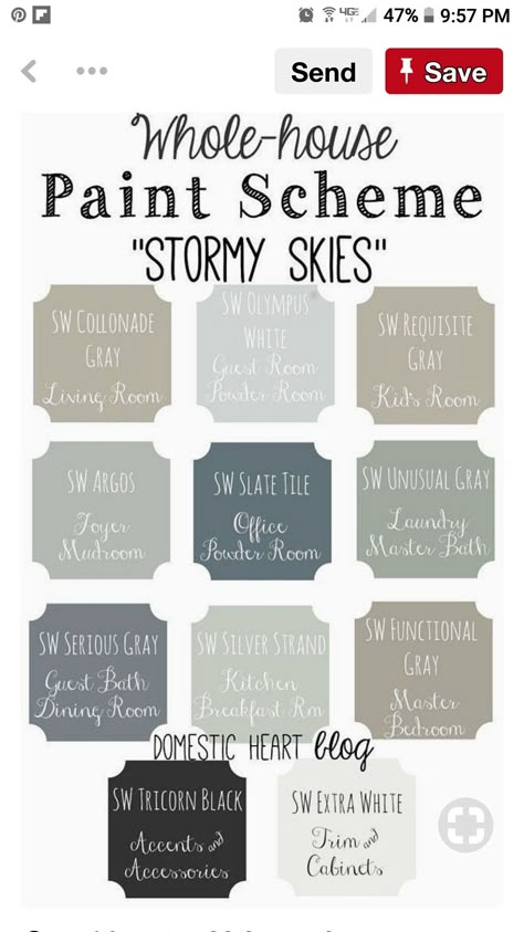 Best Neutral Paint Colors, Benjamin Moore Gray, Gray Exterior, Farmhouse Paint Colors, House Paint Interior, Neutral Paint Color, House Color Palettes, Revere Pewter, Farmhouse Paint