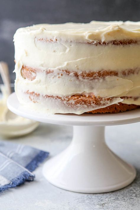 Cream Cheese Buttercream Frosting Cream Cheese Buttercream Frosting, Completely Delicious, Butter Cream Cheese Frosting, Vegan Wedding Cake, Moist Carrot Cakes, Cream Cheese Buttercream, Cake Frosting Recipe, Best Carrot Cake, Cream Cheese Frosting Recipe