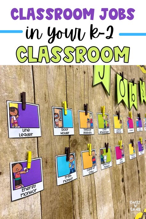 I love giving my students the responsibility of classroom jobs in elementary school. Inside this blog, you will learn all my classroom jobs ideas and the variety of jobs your K-2 students can have. The classroom responsibility chart for class jobs is a great way for students to see the variety available. I suggest creating a classroom jobs bulletin boards. It’s an easy way to have your classroom jobs displayed. You will love the editable versions classroom jobs for elementary ideas! Class Jobs First Grade, Preschool Classroom Jobs Ideas, Classroom Chores Class Jobs, Classroom Jobs 1st Grade, List Of Classroom Jobs, Classroom Jobs Second Grade, Classroom Helpers Ideas, Kindergarten Jobs Chart, Classroom Jobs For Kindergarten