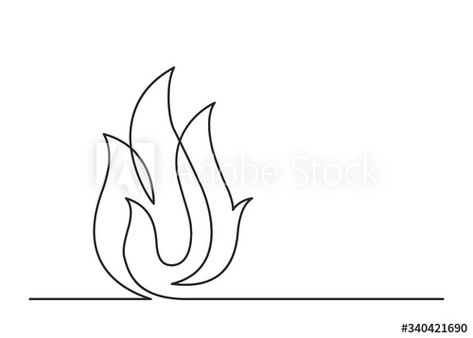 Minimalistic Fire Tattoo, Fire One Line Drawing, Flame Line Drawing, Fire Line Drawing, Minimalist Flame Tattoo, Minimalist Fire Tattoo, Fire Minimalist Tattoo, Flame Line Art, Fire Tatoos