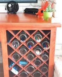 Wine Rack Uses Repurposed, Other Uses For Wine Racks, Wine Rack Ideas Other Uses, Other Uses For Wine Rack, Wine Racks Ideas, Decorating Built Ins, Kitchen Cabinet Wine Rack, Wine Rack Uses, Wood Wine Rack Diy