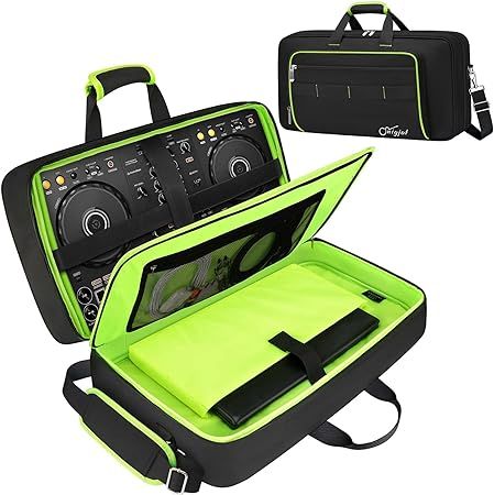 Only Perfectly Fit for DDJ-FLX4/ 400/DDJ REV1: The compartment for the DJ controller measures 21.5" x 11.8" x 2.5", and the other side measures 21.5" x 11.8" x 2" inches. This DJ controller case is specifically designed for Pioneer DDJ FLX4 / DDJ 400/ DDJ REV1. (Only fit perfectly for DDJ-FLX4/ 400/DDJ REV1, for other controllers, please check your size before buying.) A good choice for DJs, beginners, music editors, producers, and gig workers. Ddj Flx4, Ddj 400, Security Belt, Pioneer Ddj, Dj Controller, Pad Bag, Dj Equipment, Carrying Case, Carry On