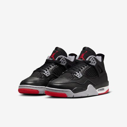 Jordan 4 Fire Red, Nike Air Jordan 4 Retro, Jordan 4 Black, Sneakers For Kids, Nike Air Jordan 4, Retro 4, Black Cement, Cement Gray, Black Fire