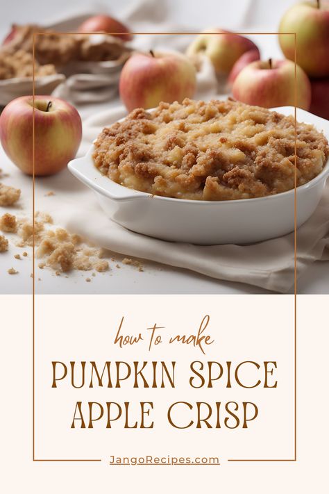 As autumn arrives, bringing cooler temperatures and vibrant foliage, it’s the perfect time to indulge in comforting desserts. This Pumpkin Spice Apple Crisp combines the best of fall flavors, blending sweet apples with the warm spices of pumpkin pie. This delightful dessert is sure to become a seasonal favorite. Let’s explore this recipe in detail and discover why it’s a must-try this fall. Pumpkin Spice Apple Crisp, Apple Pumpkin Pie Recipe, Pumpkin Apple Crisp, Apple Pumpkin Pie, Cream Of Asparagus Soup, Creamed Asparagus, Sweet Apples, Apple Crisp Recipe, Comfort Desserts