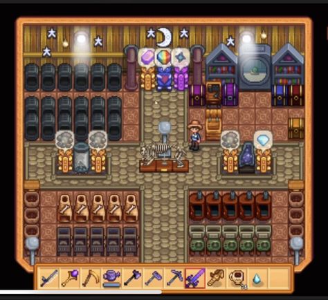 Stardew Valley Blacksmith Shed, Stardew Valley Shed Ideas, Stardew Valley Shed Layout, Stardew Inspiration, Stardew Layout, Stardew Farm, Stardew Farms, Stardew Valley Layout, Stardew Valley Tips