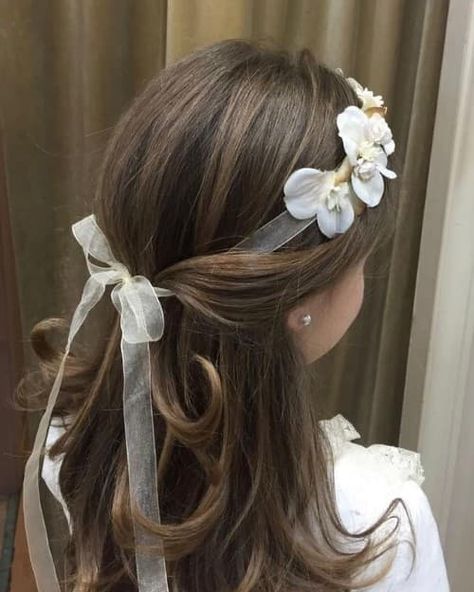 53 First Holy Communion Hairstyles For Kids [BEST] Communion Hairstyles For Kids, First Holy Communion Hairstyles, Holy Communion Hairstyles, All Back Hairstyle, First Communion Hairstyles, Communion Hairstyles, Going Out Hairstyles, Hairstyles For, Long Hair Updo